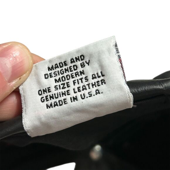 Vintage Dale Earnhardt The Intimidator Winston Cup Leather Hat Cap Strapback - Picture 7 of 8